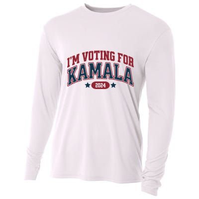 IM Voting For Kamala Harris Election Cooling Performance Long Sleeve Crew