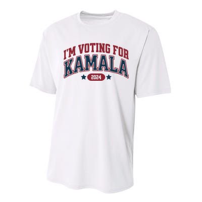 IM Voting For Kamala Harris Election Performance Sprint T-Shirt