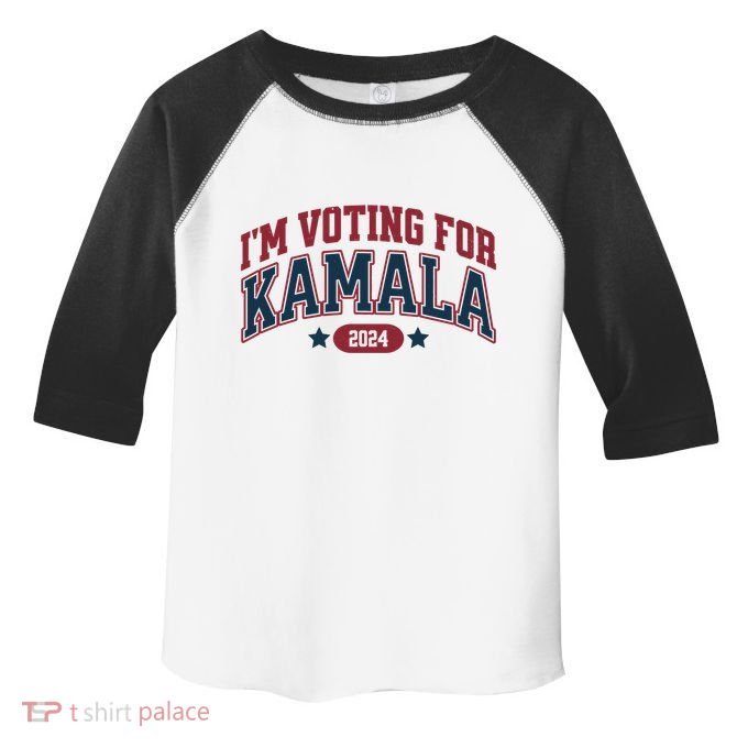 IM Voting For Kamala Harris Election Toddler Fine Jersey T-Shirt