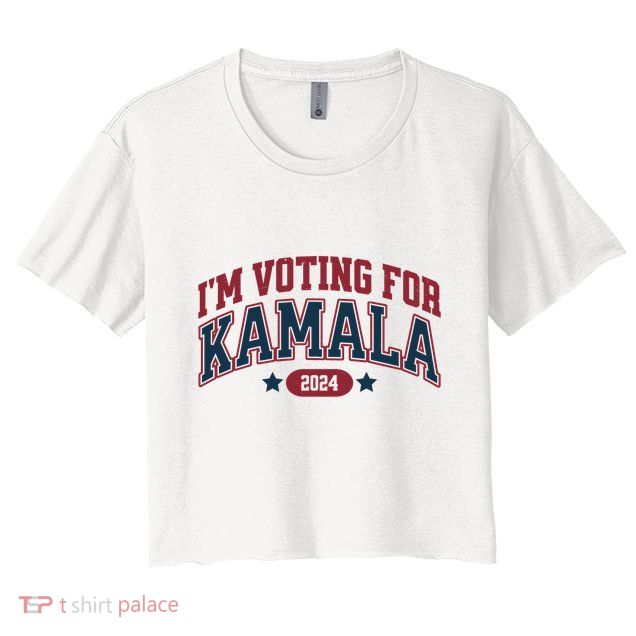 IM Voting For Kamala Harris Election Crop Top