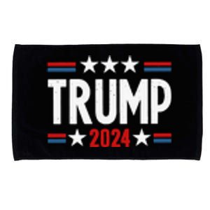 Im Voting For The Felon Trump 2024 Election (Front And Back) Microfiber Hand Towel