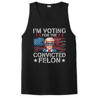 IM Voting For The Convicted Felon Funny Trump 2024 PosiCharge Competitor Tank