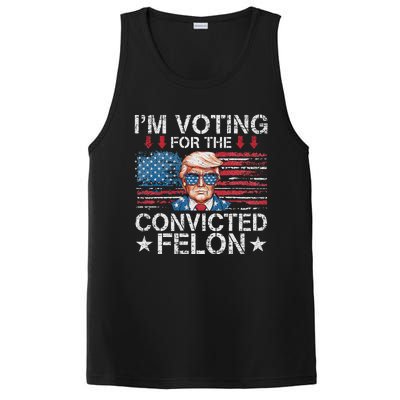 IM Voting For The Convicted Felon Funny Trump 2024 PosiCharge Competitor Tank