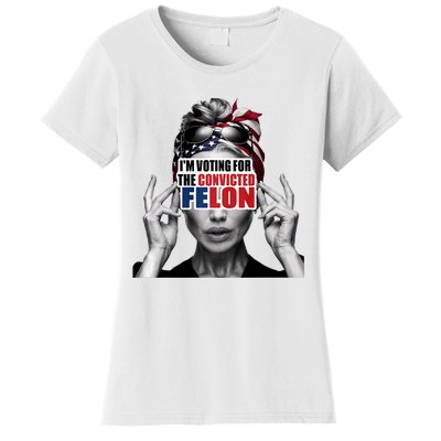 IM Voting For The Convicted Felon Women's T-Shirt