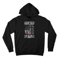 I Voted For The Outlaw And The Hillbilly President Trump 47 Hoodie