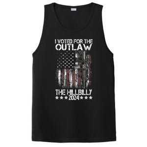 I Voted For The Outlaw And The Hillbilly President Trump 47 PosiCharge Competitor Tank