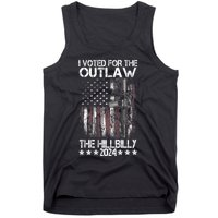 I Voted For The Outlaw And The Hillbilly President Trump 47 Tank Top