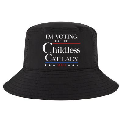 IM Voting For The Childless Cat Lady Vote For Kamala Cool Comfort Performance Bucket Hat