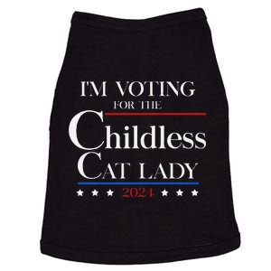 IM Voting For The Childless Cat Lady Vote For Kamala Doggie Tank