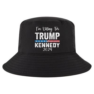 IM Voting For Trump And Kennedy 2024 Trump 2024 Cool Comfort Performance Bucket Hat