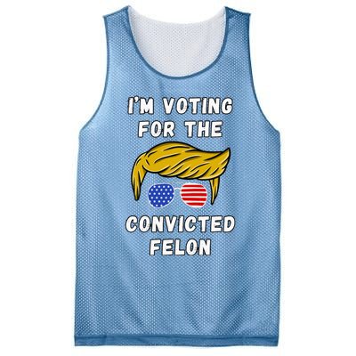 IM Voting For The Convicted Felon Mesh Reversible Basketball Jersey Tank