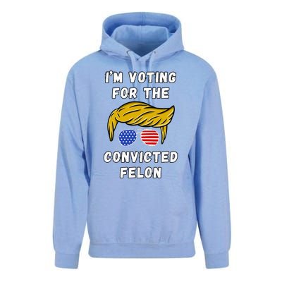 IM Voting For The Convicted Felon Unisex Surf Hoodie