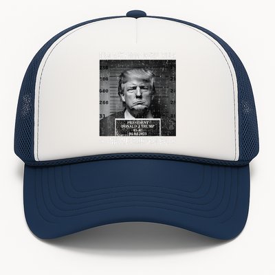 IM Voting For The Convicted Felon Funny Trump 2024 Gift Trucker Hat