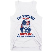 IM Voting For The Outlaw Not The Ki.D Sniffer Trump 2024 Tank Top