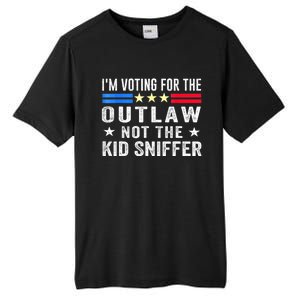 Im Voting For The Outlaw Not The Sniffer 2024 Messy Bun Gift Tall Fusion ChromaSoft Performance T-Shirt