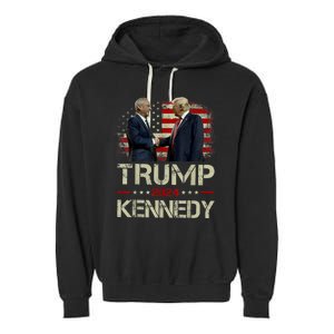 IM Voting For Trump And Kennedy 2024 Trump 2024 Garment-Dyed Fleece Hoodie