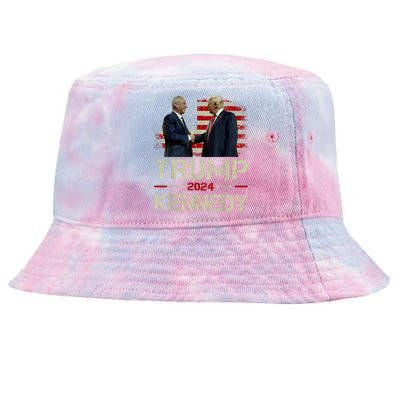 IM Voting For Trump And Kennedy 2024 Trump 2024 Tie-Dyed Bucket Hat