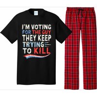 IM Voting For The Guy They Keep Trying To Kill 2024 Usa Pajama Set