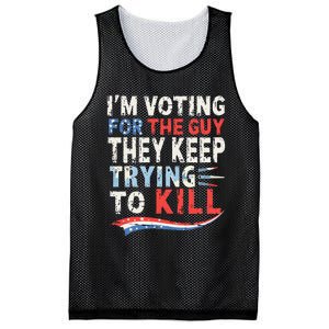 IM Voting For The Guy They Keep Trying To Kill 2024 Usa Mesh Reversible Basketball Jersey Tank