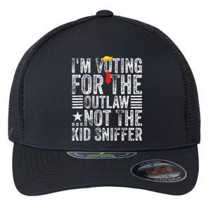 IM Voting For The Outlaw Not The Sniffer Flexfit Unipanel Trucker Cap