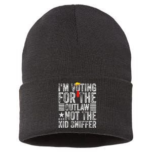 IM Voting For The Outlaw Not The Sniffer Sustainable Knit Beanie