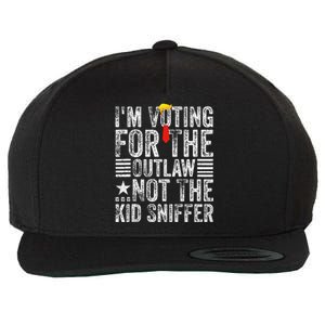 IM Voting For The Outlaw Not The Sniffer Wool Snapback Cap