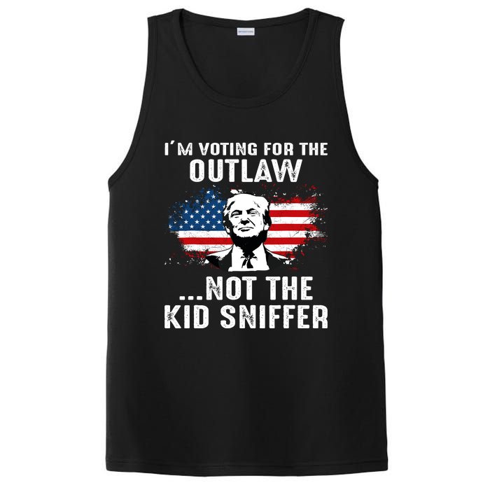 IM Voting For The Outlaw Not The Ki.D Sniffer Trump 2024 PosiCharge Competitor Tank