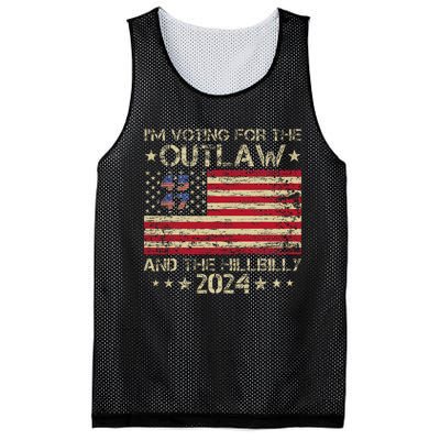 IM Voting For The Outlaw And The Hillbilly Election 2024 Mesh Reversible Basketball Jersey Tank