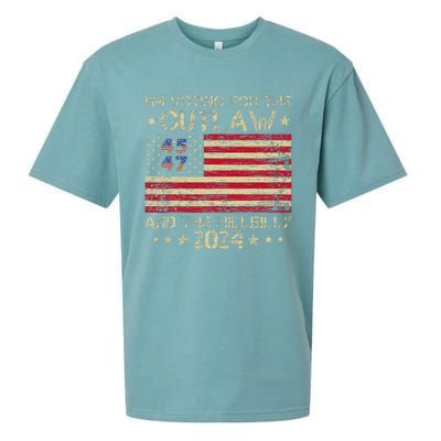 IM Voting For The Outlaw And The Hillbilly Election 2024 Sueded Cloud Jersey T-Shirt