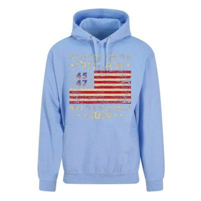 IM Voting For The Outlaw And The Hillbilly Election 2024 Unisex Surf Hoodie