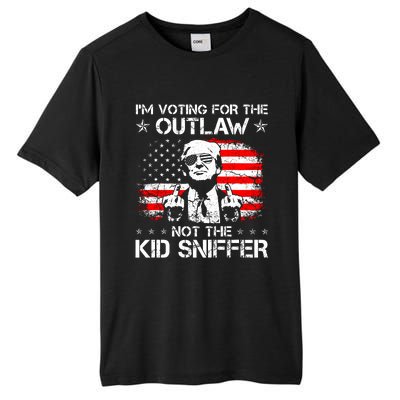 IM Voting For The Outlaw Not The Ki.D Sniffer Trump 2024 Tall Fusion ChromaSoft Performance T-Shirt