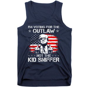 IM Voting For The Outlaw Not The Ki.D Sniffer Trump 2024 Tank Top