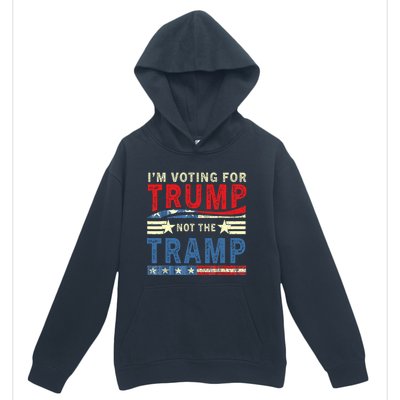 IM Voting For Trump Not The Tramp Trump Vance 2024 Vintage Urban Pullover Hoodie