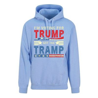 IM Voting For Trump Not The Tramp Trump Vance 2024 Vintage Unisex Surf Hoodie