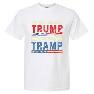 IM Voting For Trump Not The Tramp Trump Vance 2024 Vintage Garment-Dyed Heavyweight T-Shirt