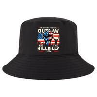 IM Voting For The Outlaw And The Hillbilly 2024 Us Flag Cool Comfort Performance Bucket Hat