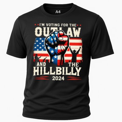 IM Voting For The Outlaw And The Hillbilly 2024 Us Flag Performance Shirt