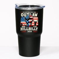 IM Voting For The Outlaw And The Hillbilly 2024 Us Flag Tumbler