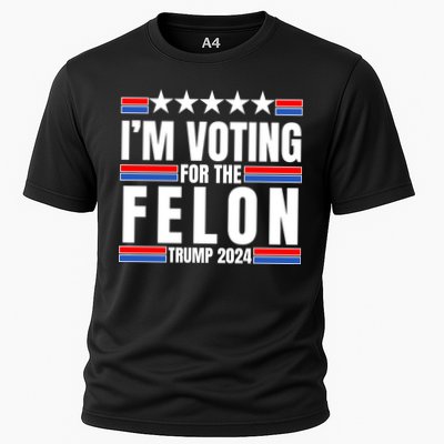 IM Voting For The Felon Trump 2024 Proud Supporter Performance Shirt