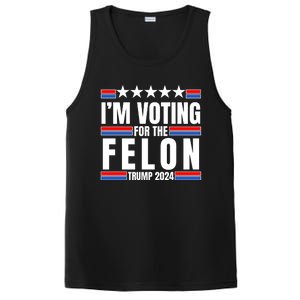 IM Voting For The Felon Trump 2024 Proud Supporter PosiCharge Competitor Tank