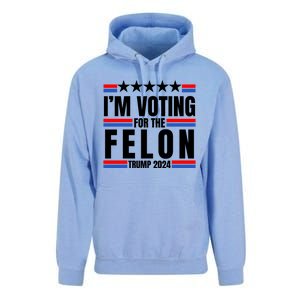 IM Voting For The Felon Trump 2024 Proud Supporter Unisex Surf Hoodie