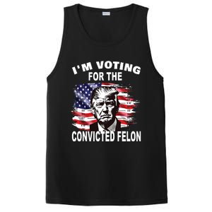 Im Voting For The Convicted Felon 2024 Funny Pro Trump PosiCharge Competitor Tank