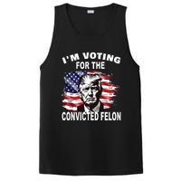 Im Voting For The Convicted Felon 2024 Funny Pro Trump PosiCharge Competitor Tank