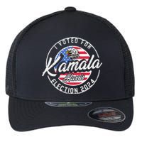 I Voted For Kamala Harris 2024 Support IM With Her Democrat Flexfit Unipanel Trucker Cap