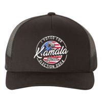 I Voted For Kamala Harris 2024 Support IM With Her Democrat Yupoong Adult 5-Panel Trucker Hat