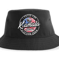 I Voted For Kamala Harris 2024 Support IM With Her Democrat Sustainable Bucket Hat