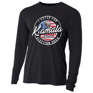 I Voted For Kamala Harris 2024 Support IM With Her Democrat Cooling Performance Long Sleeve Crew