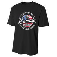 I Voted For Kamala Harris 2024 Support IM With Her Democrat Performance Sprint T-Shirt