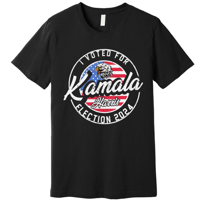 I Voted For Kamala Harris 2024 Support IM With Her Democrat Premium T-Shirt