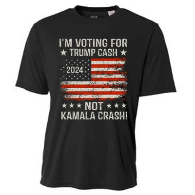 IM Voting For Trump Cash Not Kamala Crash! Cooling Performance Crew T-Shirt